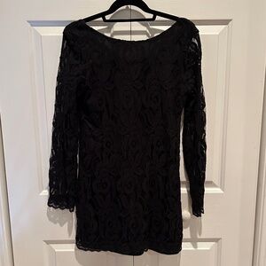 Lacy Little Black Dress